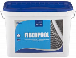 Готовая гидроизоляционная мастика на основе СБР Kiilto Fiberpool 20 кг    
