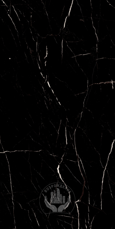 Керамогранит Blend Black 120x60, черный, глянцевый OC0000058 120x60 Глянцевый High Glossy Черный