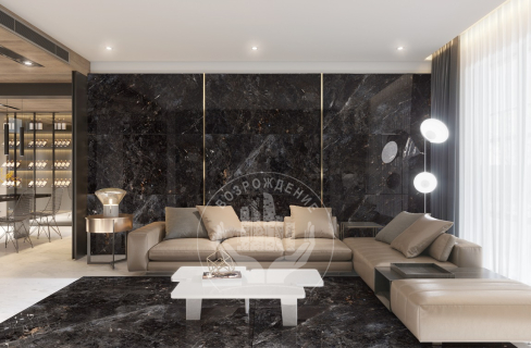 Керамогранит Iris Onyx White 160x80, бежевый, белый, полированный OC0000044 160x80 Полированный Бежевый Белый