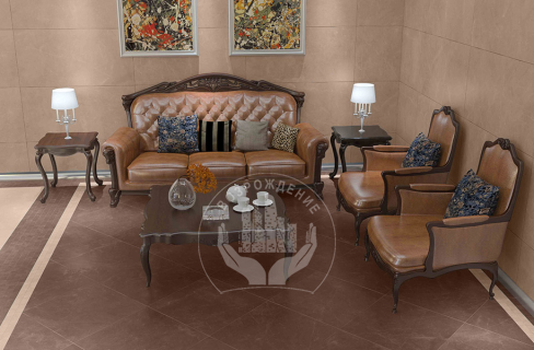 Ступень керамогранит Infinity 120x30, светло-коричневая, неполированная  120x30 Неполированный светло-коричневый