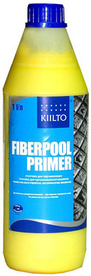 Грунт-концентрат под гидроизоляцию (1:1)  Kiilto Fiberpool Primer 1л    
