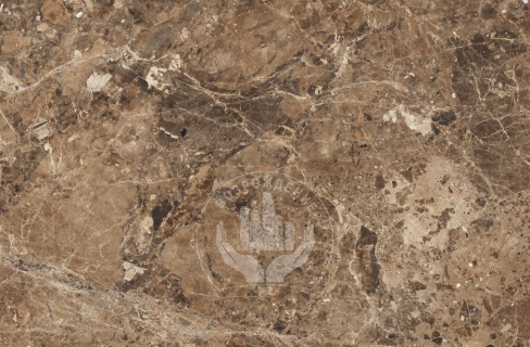 Ступень керамогранит Breccia Paradiso 160x30, коричневая, глянцевая  160x30 Глянцевый Коричневый