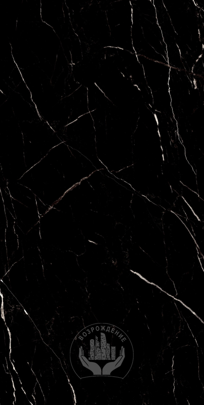 Керамогранит Blend Black 120x60, черный, глянцевый OC0000058 120x60 Глянцевый High Glossy Черный