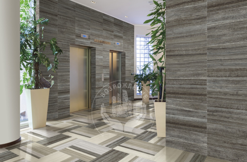Ступень керамогранит Silk 120x30, серая, неполированная  120x30 Неполированный Серый