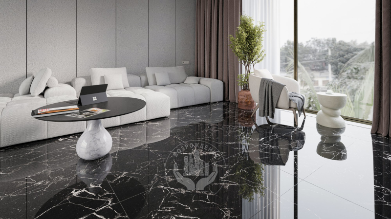 Керамогранит Noir Marble 60х120х0.9 PT12S982 120x60 Полированная 