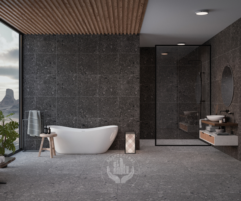 Керамогранит Графитовая симфония	Graphite symphony 60x60x0.95 GRP6060GL-AH   60x60 Глазурованный Матовый 