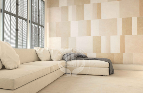 Ступень керамогранит Textile 120x30, светло-серая, лаппатированная  120x30 Лаппатированый Светло-серый