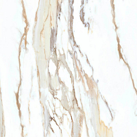 Керамогранит Glamour 60x60, белый, полированный IPR0008 60x60 Полированный Ректифицированный Белый Золотой
