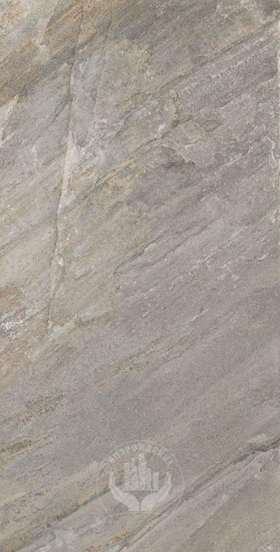 Керамогранит Mixstone MS01 120х60, серый, неполированный MS01 MS02 120x60 Неполированный Глазурованный Ректифицированный Серый Бежевый