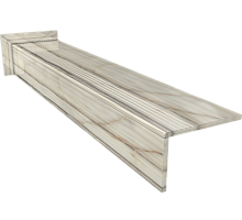Ступень керамогранит Marina Grande 120x30, бежевая, глянцевая  120x30 Глянцевый Бежевый