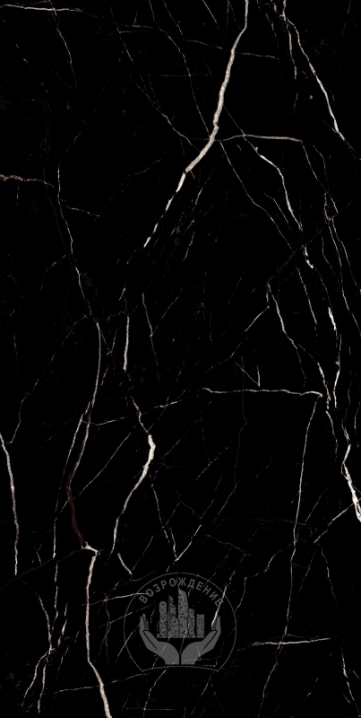 Керамогранит Blend Black 120x60, черный, глянцевый OC0000058 120x60 Глянцевый High Glossy Черный