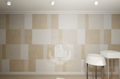 Ступень керамогранит Textile 120x30, светло-серая, лаппатированная  120x30 Лаппатированый Светло-серый