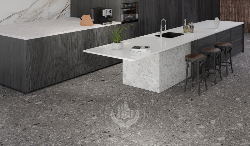 Керамогранит Графитовая симфония	Graphite symphony 60x60x0.95 GRP6060GL-AH   60x60 Глазурованный Матовый 
