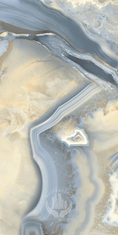 Керамогранит Volcano Blue 120x60, голубой, глянцевый OC0000056 120x60 Глянцевый High Glossy Голубой