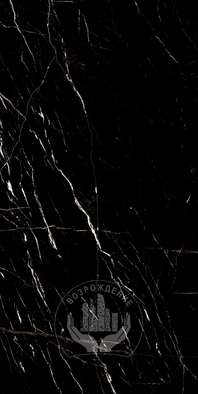 Керамогранит Blend Black 120x60, черный, глянцевый OC0000058 120x60 Глянцевый High Glossy Черный