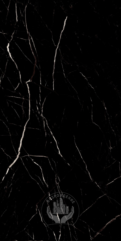 Керамогранит Blend Black 120x60, черный, глянцевый OC0000058 120x60 Глянцевый High Glossy Черный